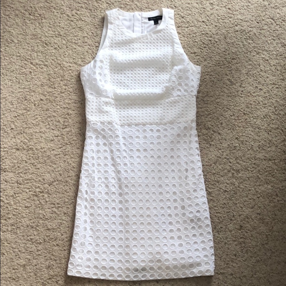 Gorgeous White Eyelet Banana Republic Dress Size 8